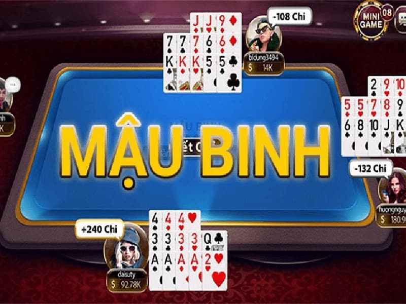 Thuật ngữ trong game mậu binh online Choangclub